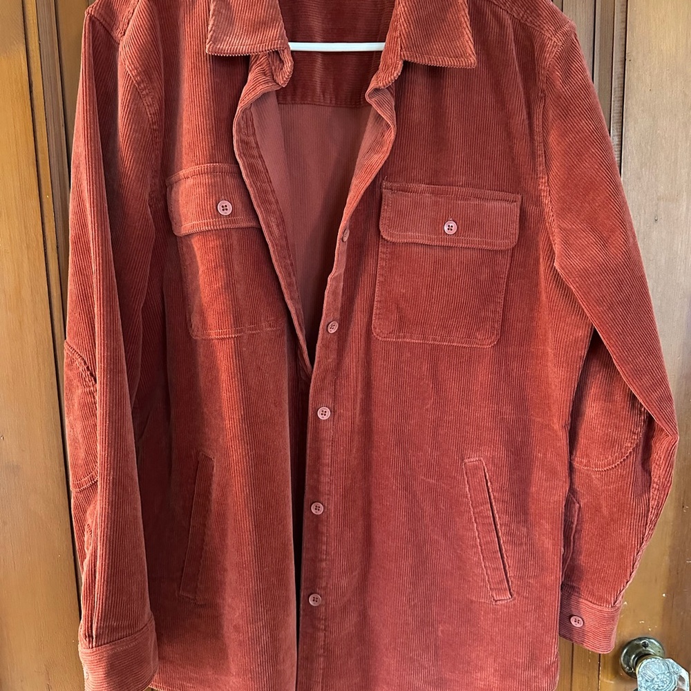 The Normal Brand Corduroy Jacket in Rust